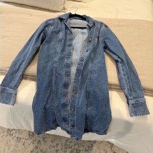 Abercrombie & Fitch Blue Denim Dress